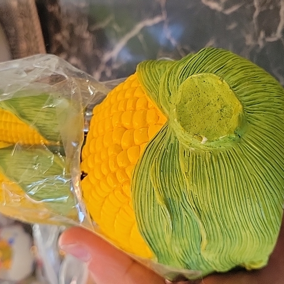 6 Snack Forks ou hors d'œuvre Forks corn mold for party table center rare - Picture 4 of 5